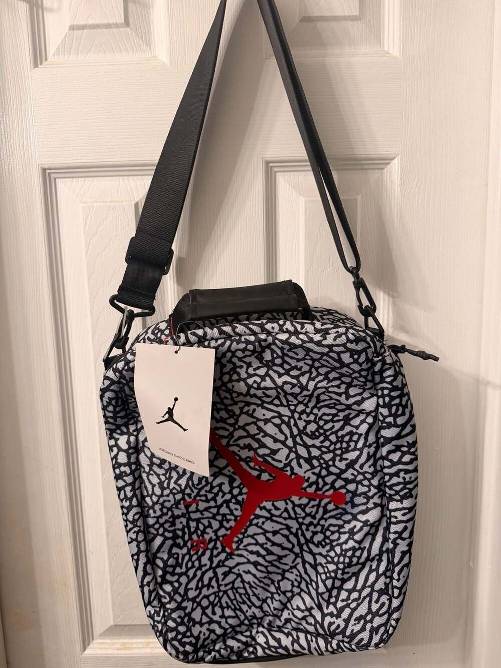 NEW Air Jordan Shoe Box Bag Large Size Logo Swoosh Elephant Print Retro NWT